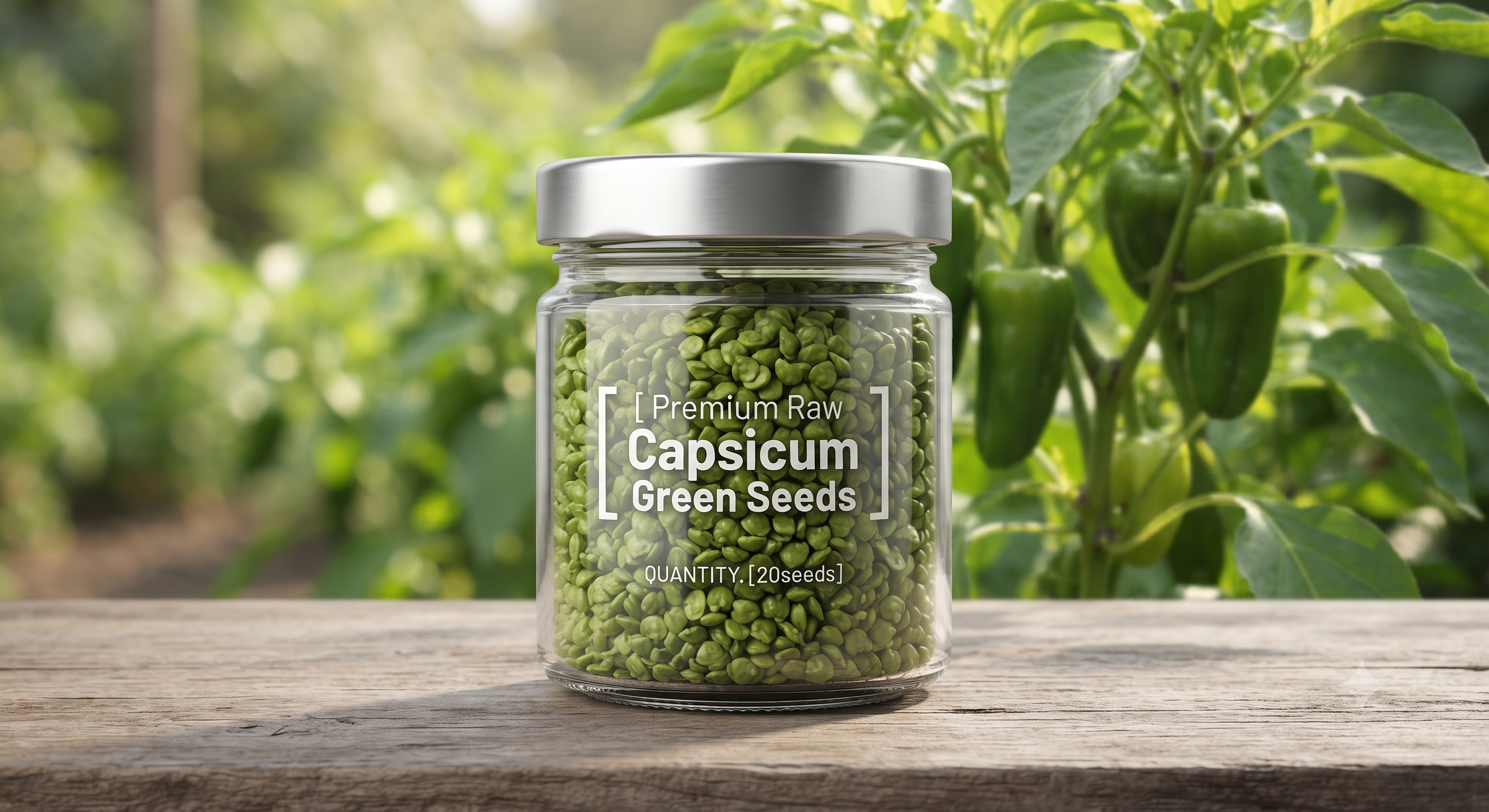 Capsicum Green Seeds (20 seeds)