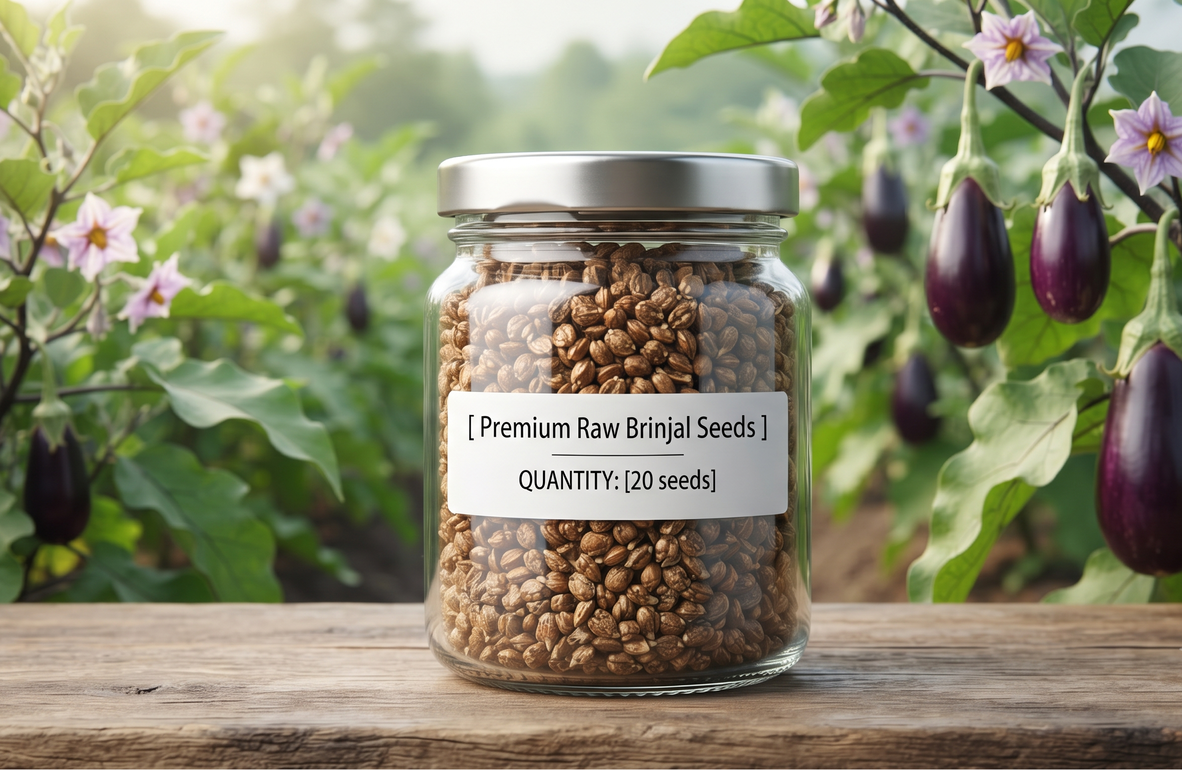 Brinjal Seeds  (20 seeds)