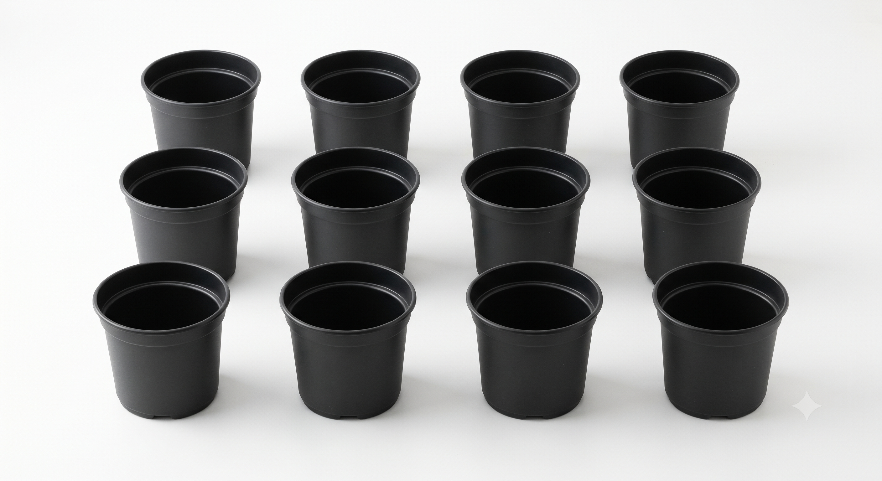 Pot 4-inch Black Color