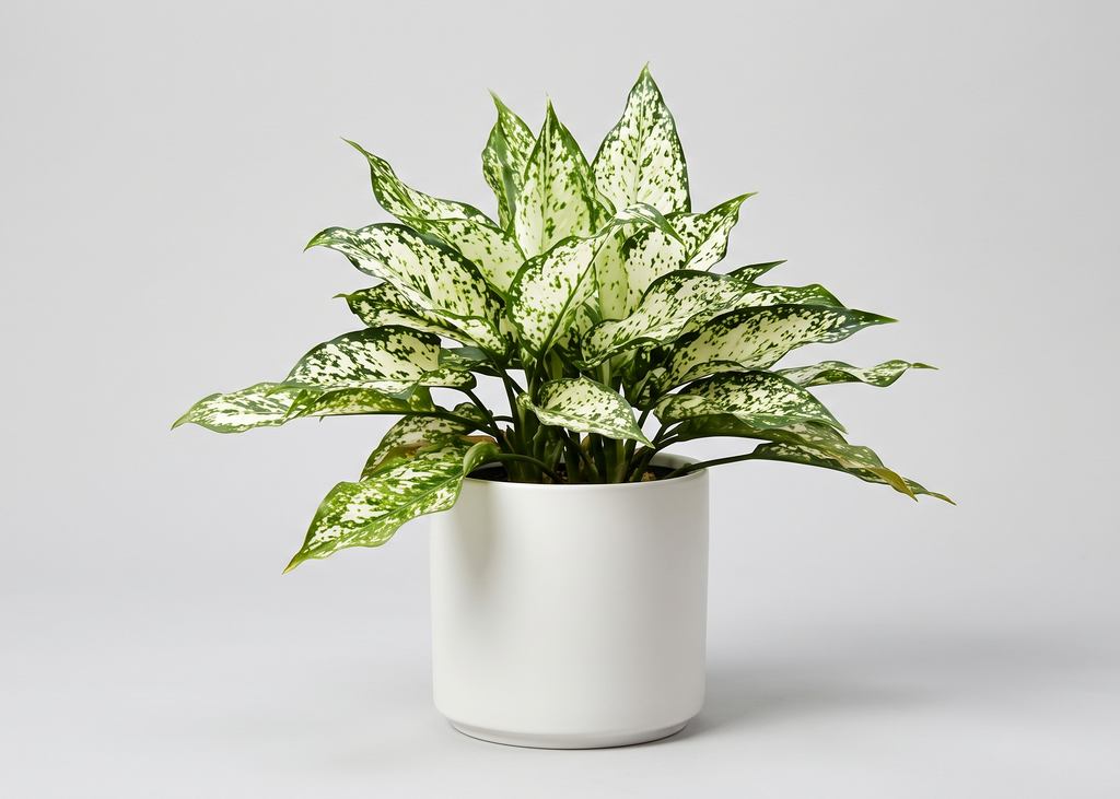 Aglaonema Snow White Plant